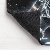 Neon Softball Catcher Mousepad (Ecke)