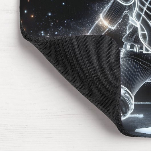 Neon Softball Catcher Mousepad (Ecke)