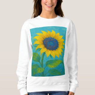 Neon Sonnenblume - Fett Natur in lebendigem Licht Sweatshirt