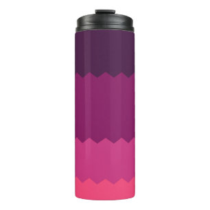 Neon-Sonnenuntergang-Muster Thermosbecher
