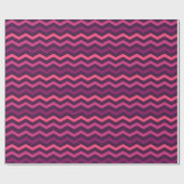 Neon-Sonnenuntergangs-Chevron-Muster Geschenkpapier (Flach)