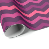 Neon-Sonnenuntergangs-Chevron-Muster Geschenkpapier (Rolleneckpunkt)