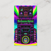 Neon Sound Visitenkarte (Vorderseite)