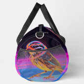 Neon Sparrow mit leuchtenden Akzenten Duffle Bag (Rechts)
