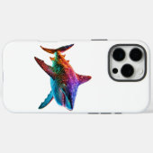 Neon Spectrum Shark Case-Mate iPhone Hülle (Rückseite (Horizontal))