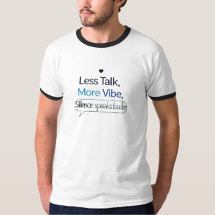 Neon Speech Minimal Quote Tee Basic Ringer Shirt