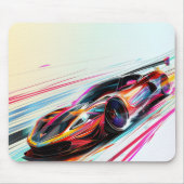 Neon Speed Racer Mousepad (Vorne)