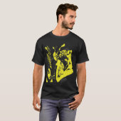 Neon Speed Rider motorcycle T-Shirt (Vorne ganz)