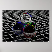 Neon Spheres Poster (Vorne)