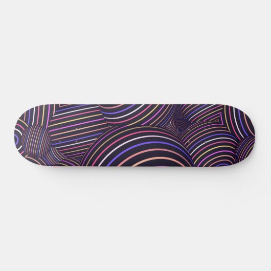neon spheres skateboard (Horizontal)