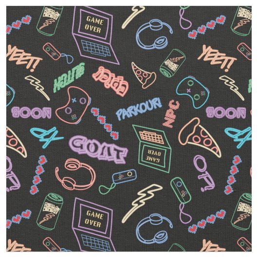 Neon-Spieler Stoff (Nahaufnahme)
