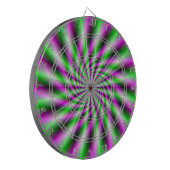 Neon Spinning Wheel Dartboard Dartscheibe (Vorderseite Links)