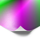 Neon Spinning Wheel Fotodruck (Ecke)