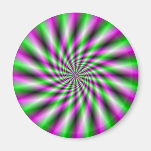 Neon Spinning Wheel Magnet (Vorne)