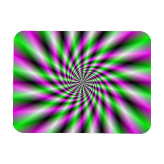 Neon Spinning Wheel Magnet (Horizontal)