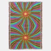 Neon Spiral Vortex – Vibrant Fractal Motion Design Decke (Vorderseite Vertikal)