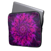 Neon-Spirale Laptopschutzhülle (Vorderseite Links)