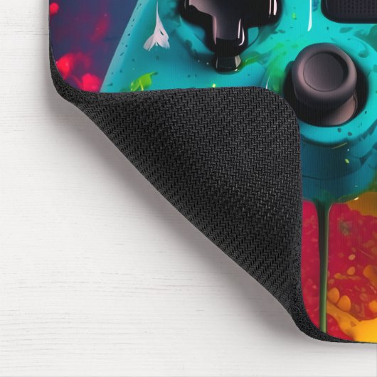 "Neon Splash" Urban Gaming-Mauspad Mousepad (Ecke)