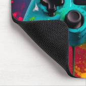 "Neon Splash" Urban Gaming Mousepad (Ecke)
