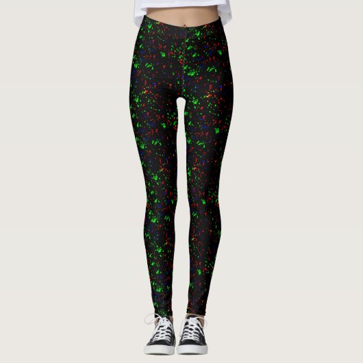 Neon Sprinkles Leggings (Vorderseite)