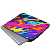 Neon-Spritz-Design Laptopschutzhülle (Vorne Knopf)