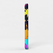 Neon Spritzer Art: Lebendiger Abstrakter Expressio Case-Mate iPhone Hülle (Hinten/Rechts)