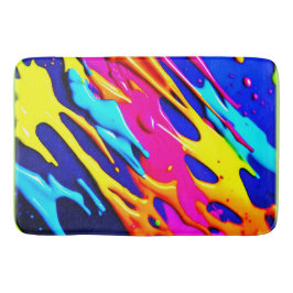 Neon Spritzer Design Badematte