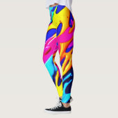 Neon Spritzer Design Leggings (Links)