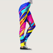 Neon Spritzer Design Leggings (Rechts)