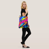 Neon Spritzer Design Tasche (Am Model)