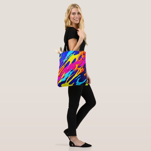 Neon Spritzer Design Tasche (Am Model)