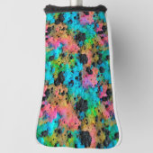 Neon-Spritzer-Farbenexplosion Golf Headcover (Rotieren 90)