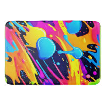 Neon Spritzer Paint Art