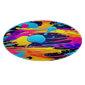 Neon Spritzer Paint Art Schneidebrett (Ecke)