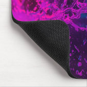 Neon Spritzer von Lila Mousepad (Ecke)