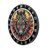 Neon Stallion Jungle Vibes Artwork Dartscheibe (Vorderseite rechts)