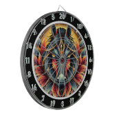 Neon Stallion Jungle Vibes Artwork Dartscheibe (Vorderseite Links)