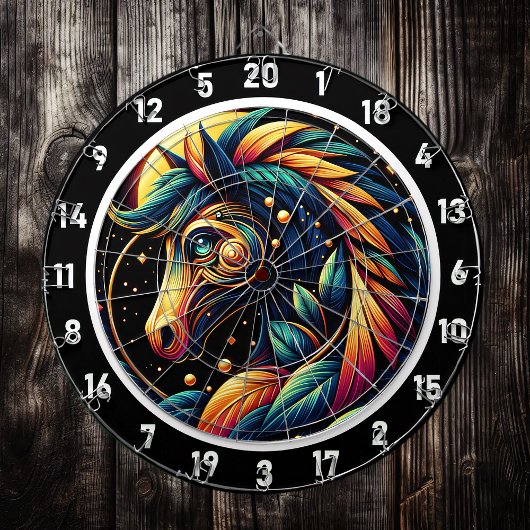 Neon Stallion Tropical Vibes Masterpiece Dartscheibe