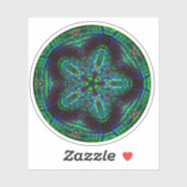 NEON STAR AUFKLEBER (Blatt)