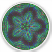 NEON STAR AUFKLEBER (Vorderseite)