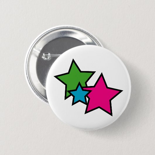 Neon Star Button (Vorne & Hinten)