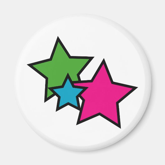 Neon Star Magnet (Vorne)