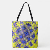 Neon Star Tote Tasche (Vorderseite)