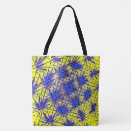 Neon Star Tote Tasche