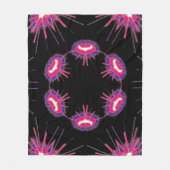 Neon Starburst Blanket Fleecedecke (Vorderseite)