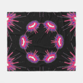 Neon Starburst Blanket Fleecedecke (Vorderseite (Horizontal))