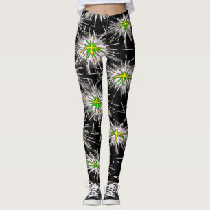 Neon Starburst Leggings