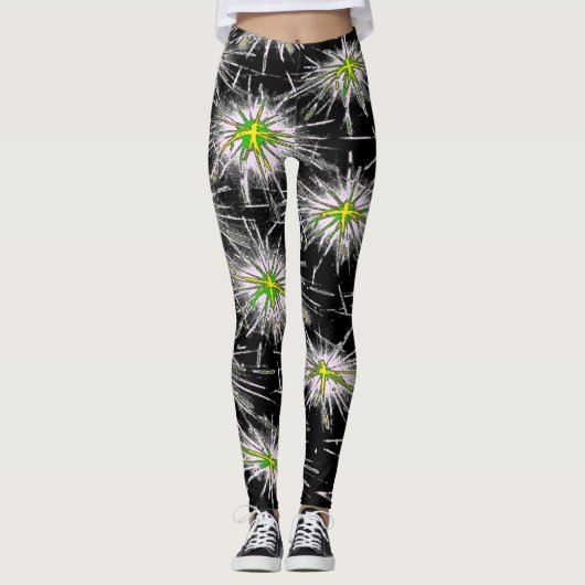 Neon Starburst Leggings (Vorderseite)