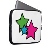 Neon Stars Laptopschutzhülle (Vorne Rechts)