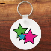 Neon Stars Schlüsselanhänger (Vorderseite)